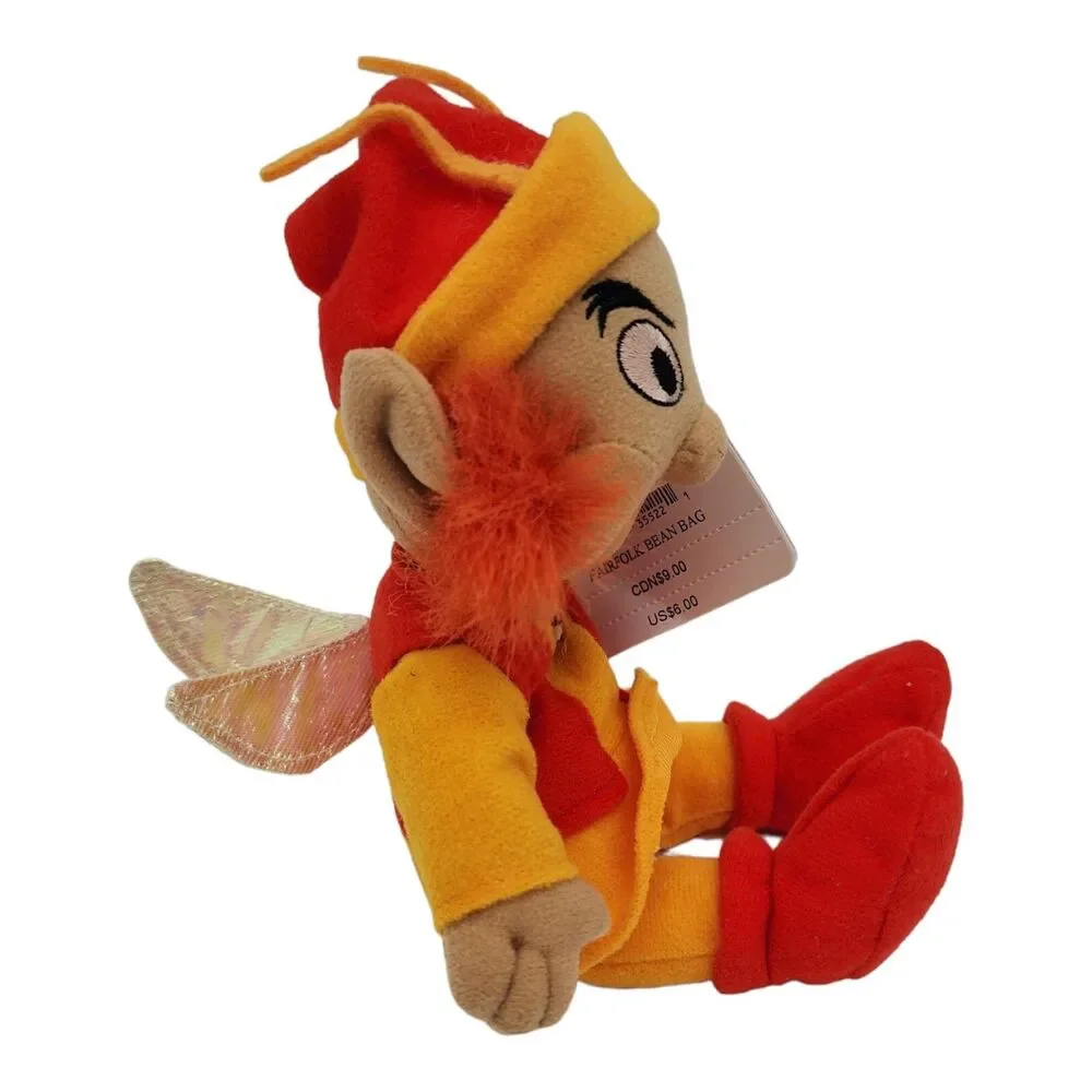 Disney Store The Black Cauldron Fairfolk Bean Bag Plush Toy NWT Vintage 8 Inch